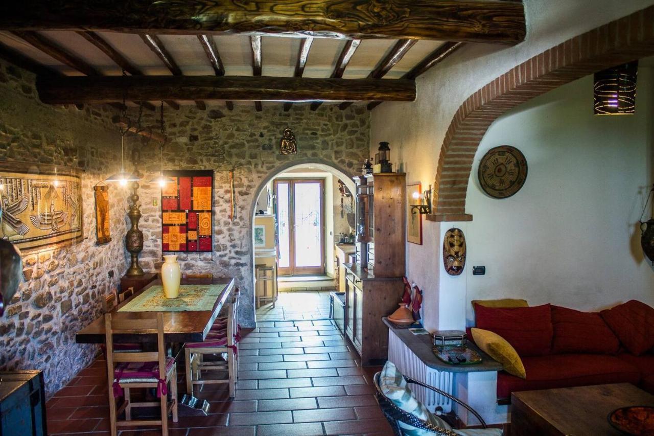 Tuscan Hills Near Florence - Stone House Викио Екстериор снимка