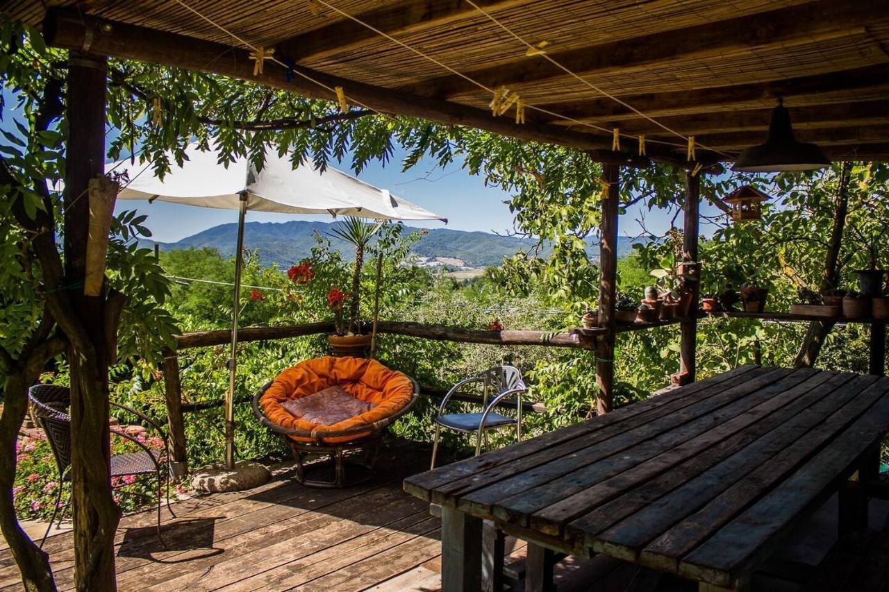 Tuscan Hills Near Florence - Stone House Викио Екстериор снимка